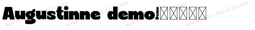 Augustinne demo字体转换
